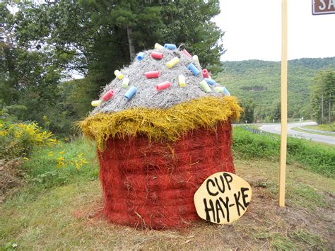 Painted Hay Bale Art Ideas - Southern Made Simple