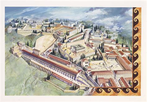 Reconstruction of Pergamon. (Credit: De Agostini/Getty Images ...