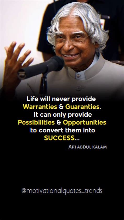 Abdul Kalam Quotes For Success