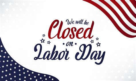 Closed On Labor Day Stock Illustration - Download Image Now - iStock