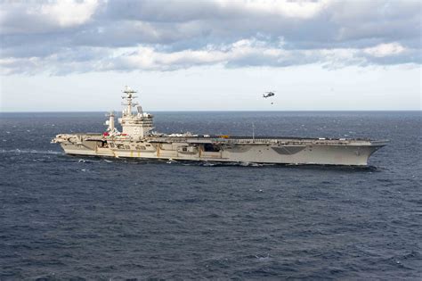 Carrier Eisenhower Deploys for Europe, Middle East Tomorrow