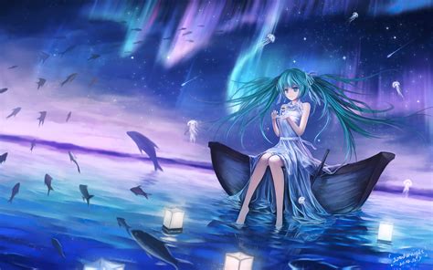 Hatsune Miku Vocaloid Anime Girl 4k Wallpaper,HD Anime Wallpapers,4k ...