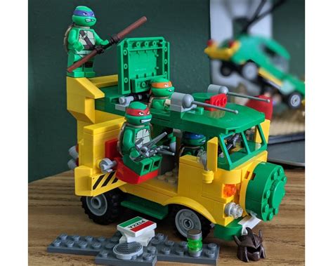 LEGO MOC-46953 Turtle Van Party Wagon (Teenage Mutant Ninja Turtles ...