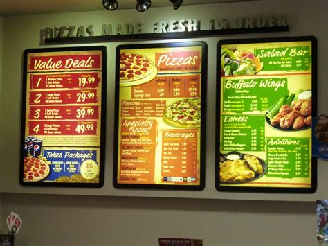 Chuck E Cheese's Menu, Menu for Chuck E Cheese's, Dover, Dover ...