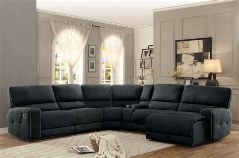 Keamey Motion Sectional Sofa 8336-6LRRC by Homelegance