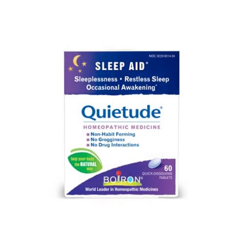 Boiron® Quietude® Sleep Aid Homeopathic Medicine Tablets, 60 ct - Kroger