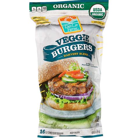 Don Lee Farms Organic Veggie Burger Harvest Blend Review - Burger Poster