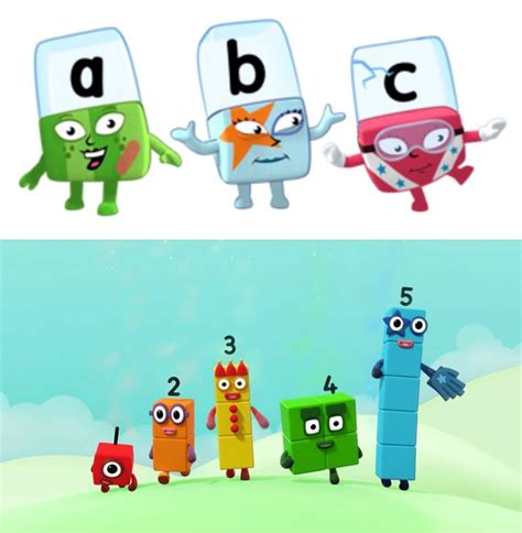 Alphablocks & Numberblocks - Learning letters and numbers together ...