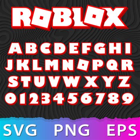 Roblox Alphabet SVG, Roblox Font Cricut file, Roblox Font 3D | Inspire ...