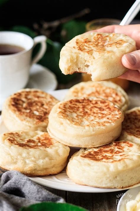 English Crumpets | Recipe | Crumpet recipe, Homemade crumpets, English ...