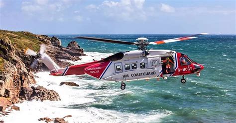 Newquay Coastguard Helicopter's 600th mission sees motor tanker crewman ...