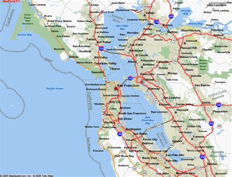 Map of San Francisco California - TravelsMaps.Com