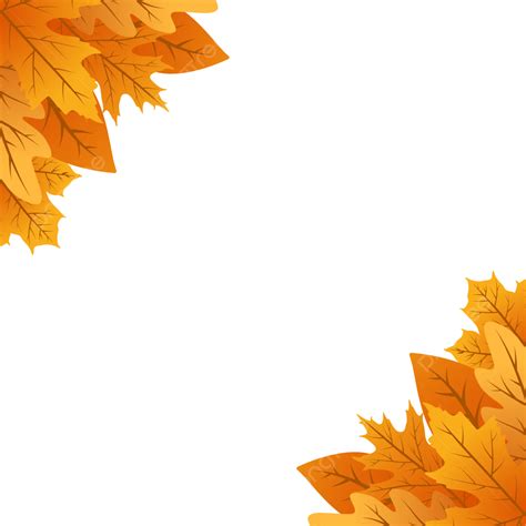 Autumn Leaf Border Or Frame In The Corner Vector, Frames, Autumn Leaves ...