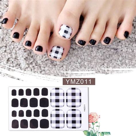 〖TOTO〗Pro Beauty Tools Nail Stickers Diy Toe Nail Stickers Full Wraps ...