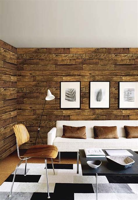 wooden wallpaper for walls | Wallpaper living room, Wooden wallpaper ...