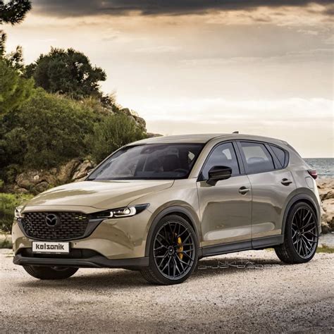 2022 Mazda CX-5 Rendered With Black Accents, Lowered Suspension and ...