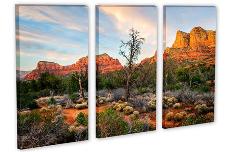 Sedona Arizona Wall Art Canvas Print. Sedona Landscape Art - Etsy