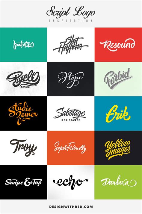 50 creative script logo design inspiration – Artofit