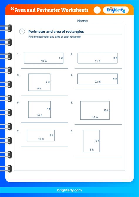 Free Printable Area And Perimeter Worksheets for Kids [PDFs] Brighterly