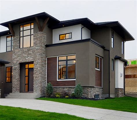 35 Stunning Modern Home Exterior Color Ideas | Exterior paint colors ...