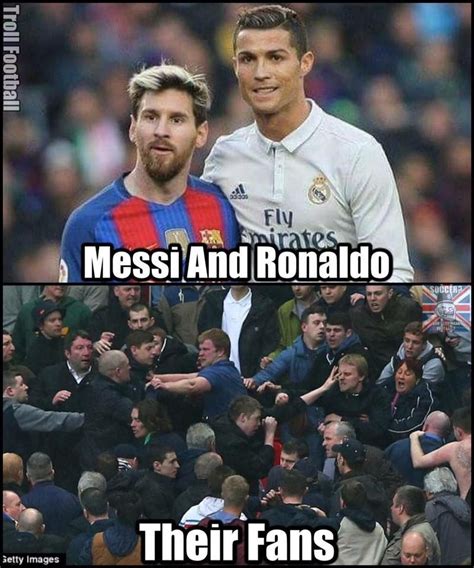 Tag a Cristiano Ronaldo and Leo Messi fan who always fight Funny ...