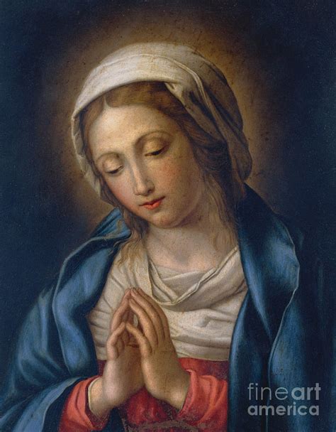 The Virgin At Prayer Painting by Il Sassoferrato