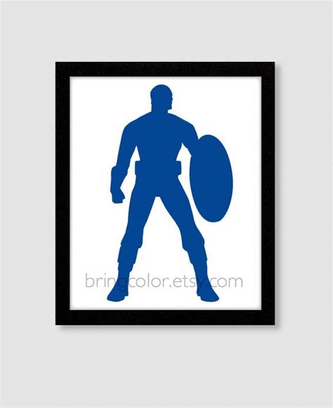 Captain America Silhouette at GetDrawings | Free download