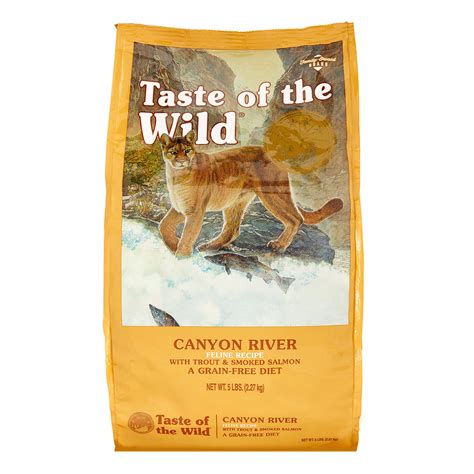 Taste of the Wild Grain-Free Trout & Smoked Salmon Canyon River Dry Cat ...