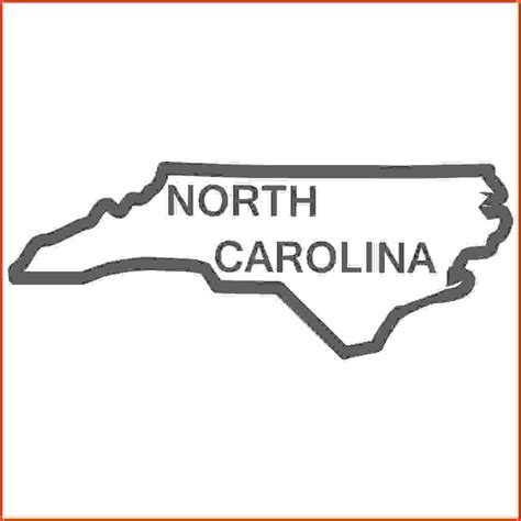 north carolina clipart outline - Clipground