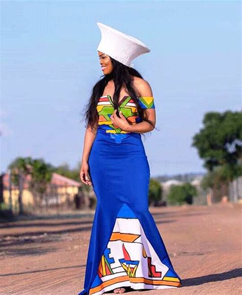 Clipkulture | Bride In Off Shoulder Ndebele Traditional Wedding Attire