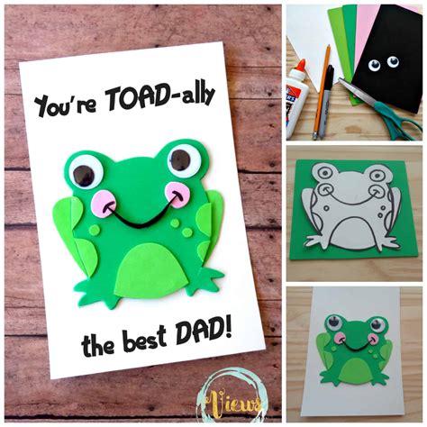 Toad-ally Awesome Handmade Fathers Day Card-Views From a Step Stool