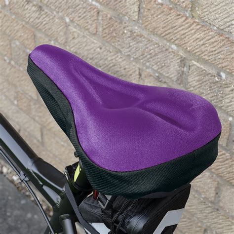 Zacro Comfort Bike Seat, Gel Bicycle Saddle Cushion, Waterproof Sporty ...