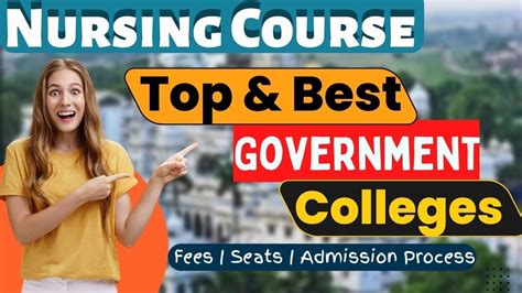 Top & Best Government Nursing Colleges in India | Fees | Seats ...