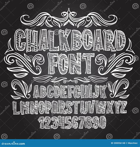 Chalkboard Typography Fonts