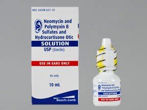 Neomycin Polymyxin B-Hc Otic Drops 10 Ml By Valeant Pharma