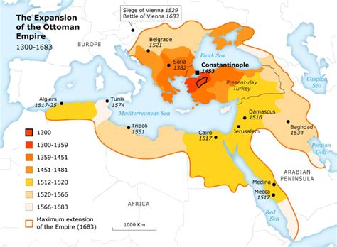 Maps of the Ottoman Empire - The Transformation of the Middle East ...