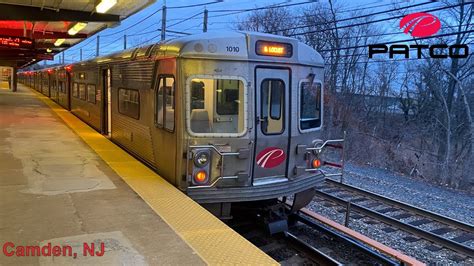 PATCO High SpeedLine Action in Camden, NJ - YouTube