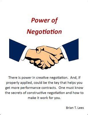 Power of Negotiation by Brian T. Lees : Lybrary.com