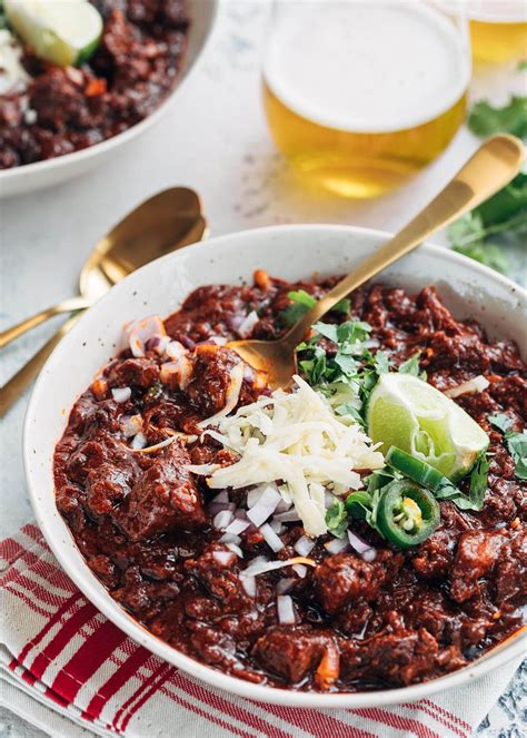 Instant Pot Chili (Texas-Style) - Striped Spatula