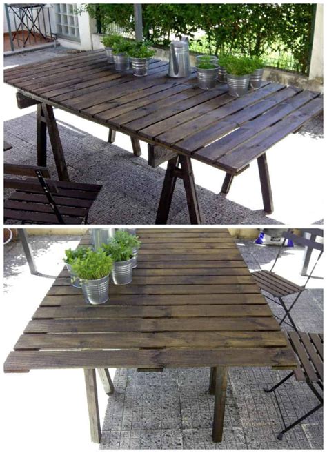 Pallet outdoor table – Artofit