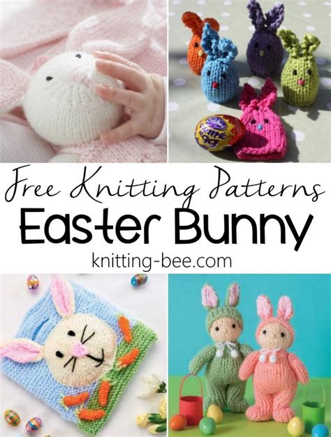 20+ Free Knitting Patterns for Easter Bunny to Download Now!