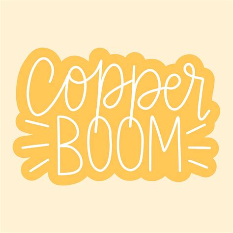 copper boom Poster aesthetic Painting by Alexander Lauren | Fine Art ...