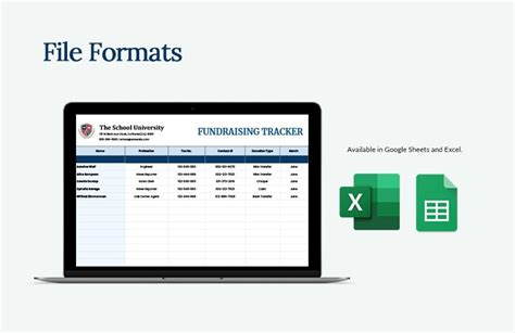 Fundraising Tracker Template in Excel, Google Sheets - Download ...