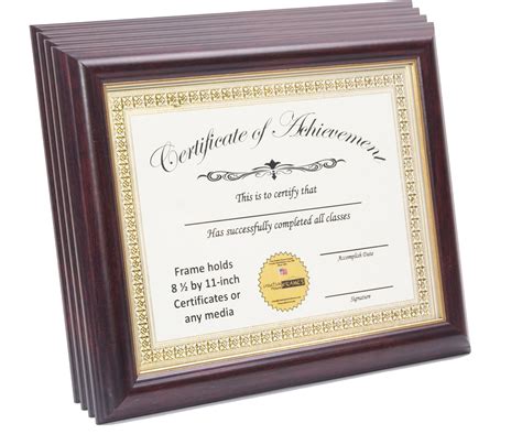 CreativePF [8.5x11mh-gold] Certificate, Diploma, Graduation Frames to ...