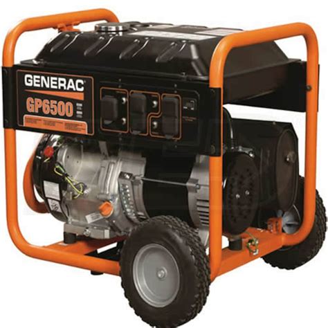 Generac 5976 GP6500- 6500 Watt Portable Generator CSA Approved