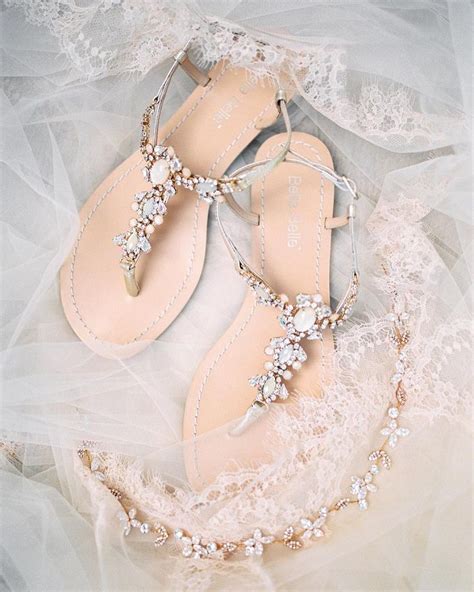 Flat Wedding Shoes For Comfort Loving Bride | Flat Sandal bridal shoes