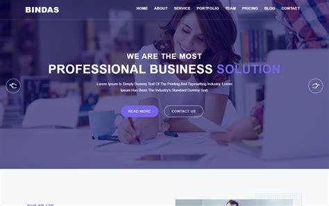 Bindas Consulting & Business Landing Page Template