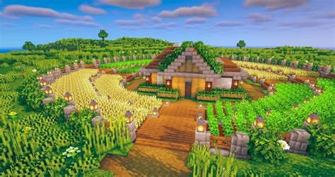 Minecraft Crop Farm House Build | Minecraft farm, Minecraft houses ...