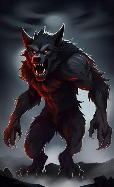 Premium Photo | Werewolf art