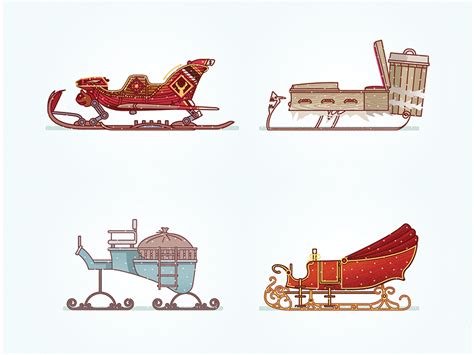 Santa’s Sleigh In The Cinema by Christopher Hebert on Dribbble